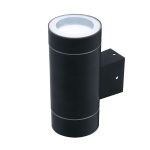 Уличный настенный светильник Uniel UUL-S92A 2х50W/GX53 IP65 BLACK UL-00009365