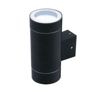 Уличный настенный светильник Uniel UUL-S92A 2х50W/GX53 IP65 BLACK UL-00009365