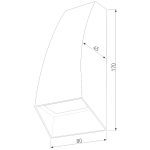 Уличный настенный светильник Elektrostandard 1016 Techno 4690389068201