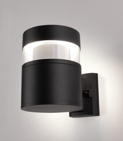 Уличный настенный светодиодный светильник Elektrostandard 1530 Techno Led чёрный 4690389163289