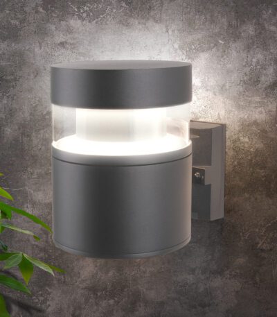 Уличный настенный светодиодный светильник Elektrostandard 1530 Techno Led серый 4690389163296