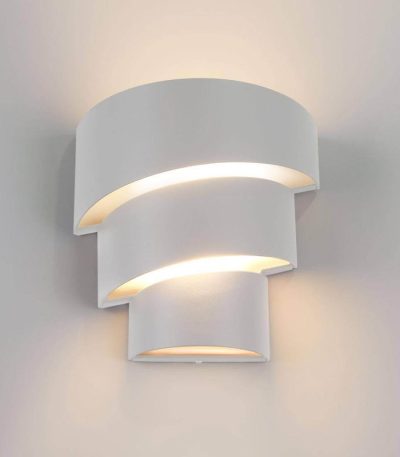 Уличный настенный светодиодный светильник Elektrostandard 1535 Techno LED Helix белый 4690389116025