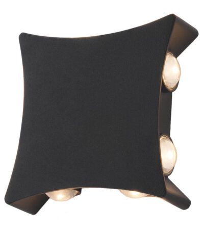 Уличный настенный светодиодный светильник Elektrostandard 1631 Techno LED чёрный 4690389157769