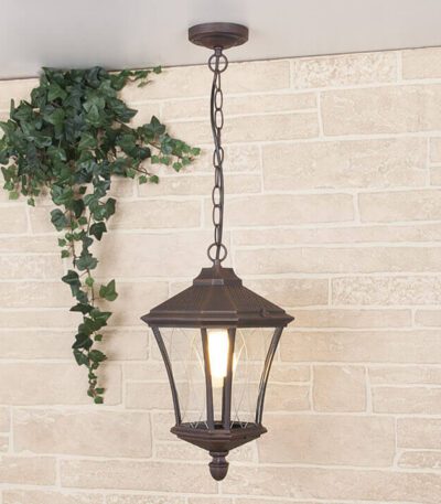 Уличный подвесной светильник Elektrostandard Virgo H капучино 4690389064890