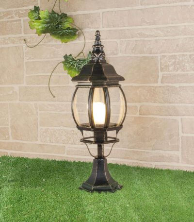 Уличный светильник Elektrostandard 1001S черное золото 4690389076046