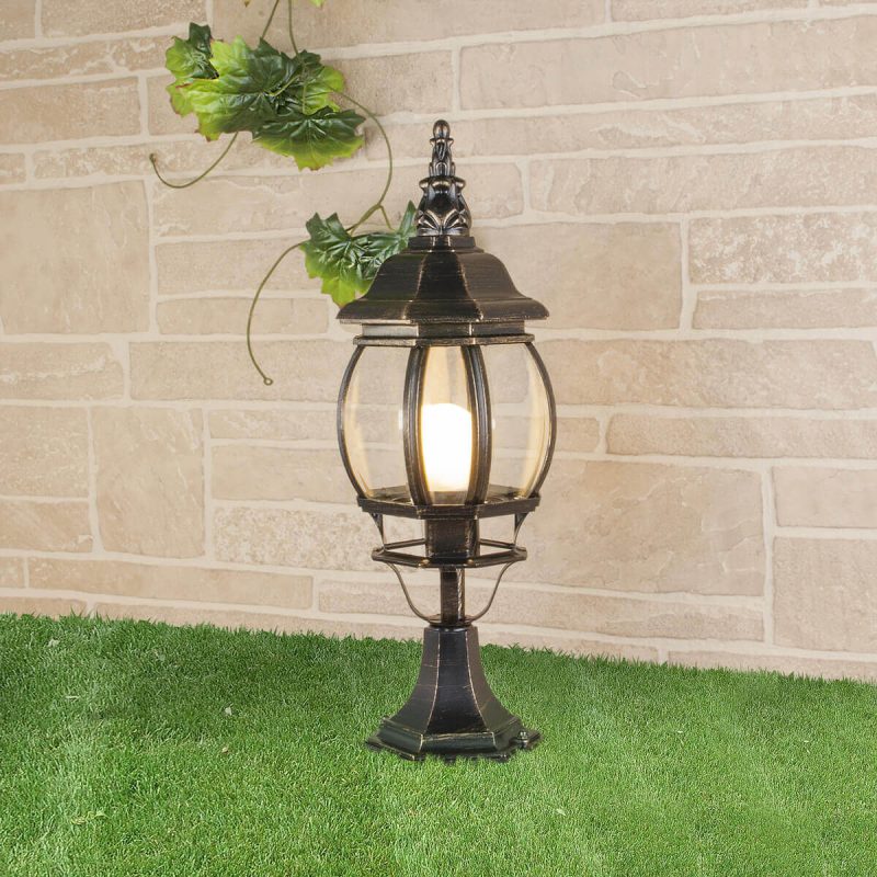 Уличный светильник Elektrostandard 1001S черное золото 4690389076046 Уличный светильник Elektrostandard 1001S черное золото 4690389076046