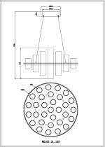 Подвесная люстра Wertmark Paula WE157.31.103