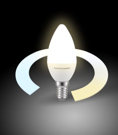 Умная светодиодная лампа Elektrostandard свеча матовая E14 5W 3300/4200/6500K 4690389174216