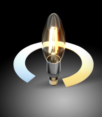 Умная светодиодная лампа Elektrostandard свеча прозрачная E14 5W 4200/6500/3300K 4690389174209