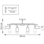 Люстра на штанге Lightstar Rullo LR7184081 (571718+214440-8+202431-8)