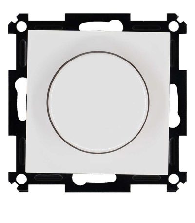 Универсальный диммер 3-500 Вт Led 3-250Вт HV - 500Вт с накладкой белый Jasmart G4012W-500RV