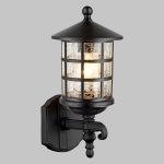 Уличный настенный светильник IMEX Norton IL.0016.0006-BK