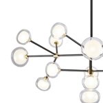 Подвесной светильник Delight Collection Nabila 10101P/10 black/gold