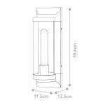Уличный настенный светильник Hinkley Pearson QN-PEARSON-M-TK