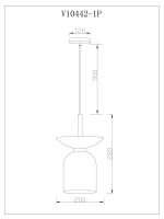 Подвесной светильник Moderli Lecce V11553-1P