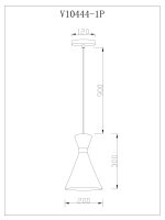 Подвесной светильник Moderli Pesaro V11555-1P