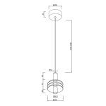 Подвесной светильник Moderli Sylv V10876-PL