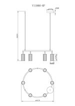 Подвесная люстра Moderli Cora V11601-6P