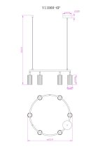 Подвесная люстра Moderli Cora V11603-6P