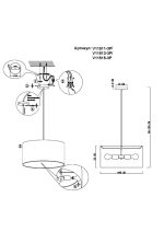 Подвесной светильник Moderli Tropic V11513-3P