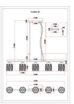 Подвесная люстра Moderli Prismique V11683-5P