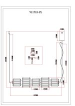 Подвесной светильник Moderli Prismique V11715-PL