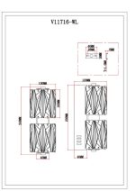 Настенный светильник Moderli Prismique V11716-WL