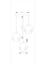Подвесной светильник Moderli Amo V11522-3P