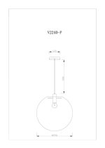 Подвесной светильник Moderli Aurora V11542-1P