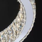 Подвесная люстра Delight Collection D8010P/2R/D800+600 silver