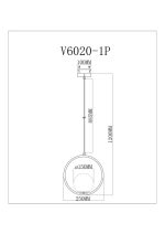 Подвесной светильник Moderli Barocco V11577-1P