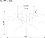 Потолочный светильник Arte Lamp Fernando A2199PL-5BK