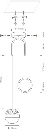 Подвесной светильник Velante 431-106-02