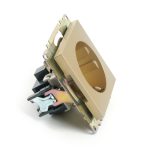 Розетка 1-местная с/з с защитной шторкой Stekker Катрин GLS16-7110-08 49224