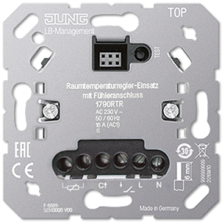 Вставка комнатного термостата со входом для датчика Jung 1790RTR