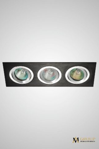 Встраиваемый светильник AM Group AM128 BK-CH