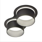 Встраиваемый светильник AM Group AM472/2-BK