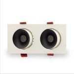 Встраиваемый светильник AM Group AM480-2 BK+WH 15,4W