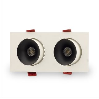 Встраиваемый светильник AM Group AM480-2 BK+WH 15,4W