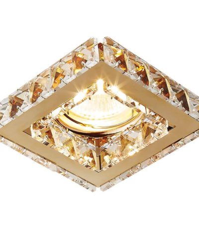 Встраиваемый светильник Ambrella Light Crystal K110 CL/G