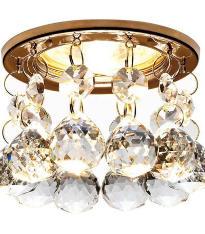 Встраиваемый светильник Ambrella Light Crystal K2051 CL/G