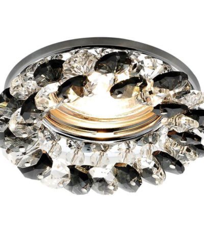 Встраиваемый светильник Ambrella Light Crystal K206 BK/CH