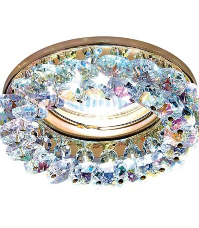 Встраиваемый светильник Ambrella Light Crystal K206 MULTI/G