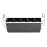 Встраиваемый светильник Delight Collection DA4005NS black/white