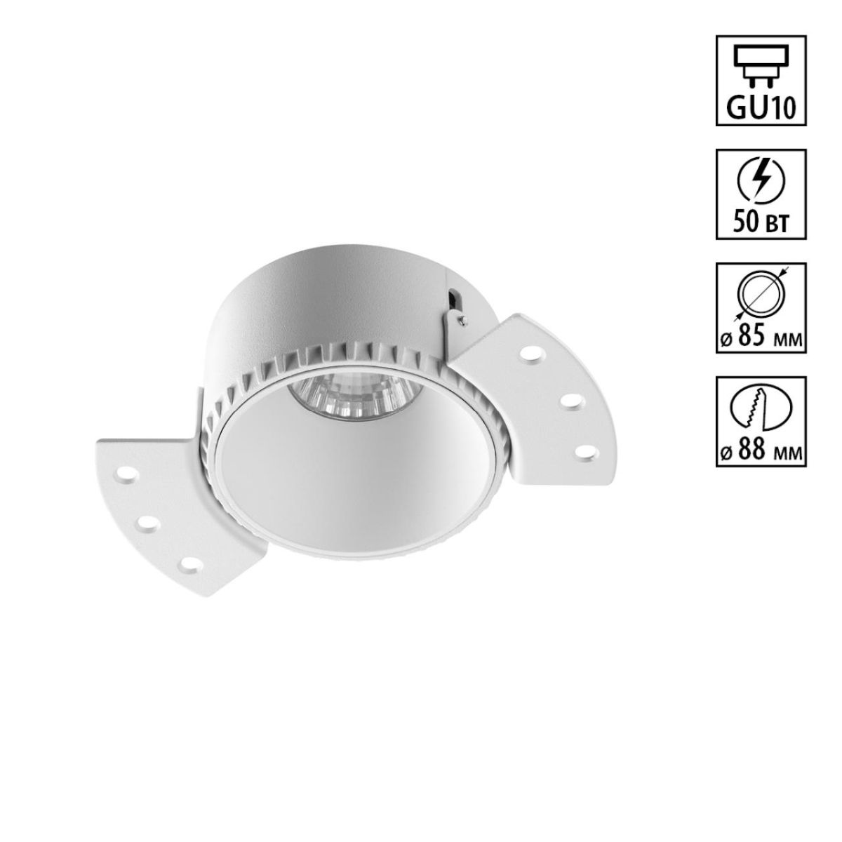 Встраиваемый светильник для ГКЛ потолка Novotech WIR Nimbus 370995 Встраиваемый светильник для ГКЛ потолка Novotech WIR Nimbus 370995