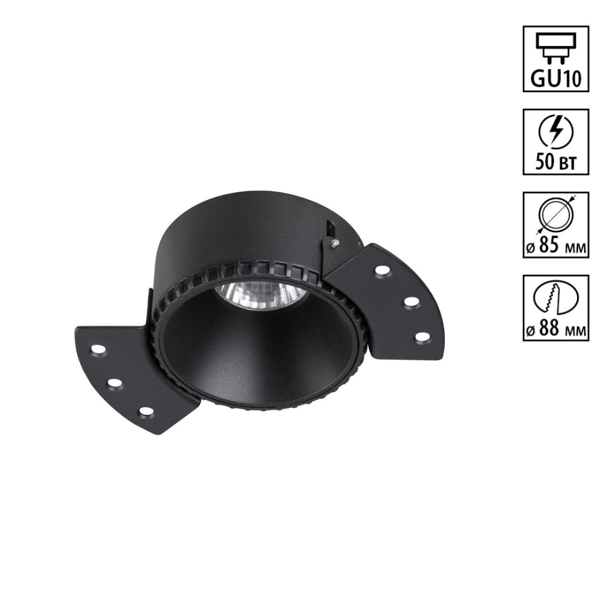 Встраиваемый светильник для ГКЛ потолка Novotech WIR Nimbus 370996 Встраиваемый светильник для ГКЛ потолка Novotech WIR Nimbus 370996