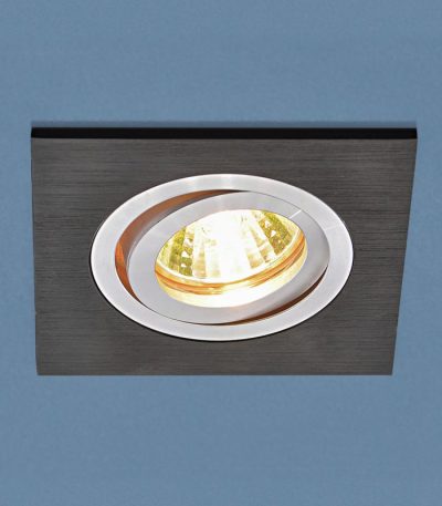 Встраиваемый светильник Elektrostandard 1051/1 BK черный 4690389083655