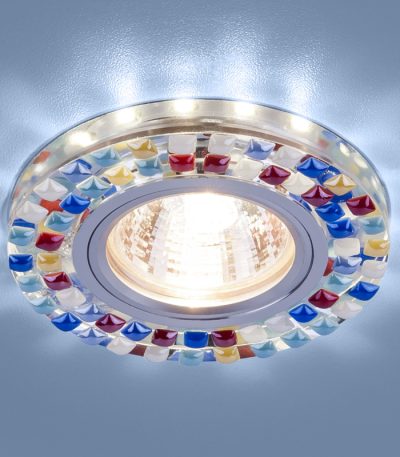 Встраиваемый светильник Elektrostandard 2195 MR16 SL/MLT зеркальный/мульти 4690389099427