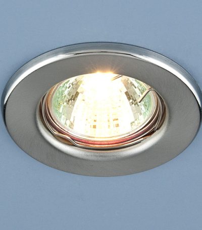 Встраиваемый светильник Elektrostandard 9210 MR16 SCH хром сатинированный 4690389055607