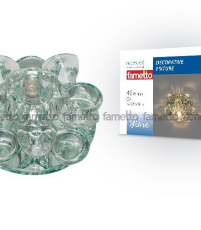 Встраиваемый светильник Fametto Fiore DLS-F123 G4 GLASSY/CLEAR